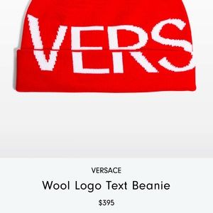 New Versace Beanie